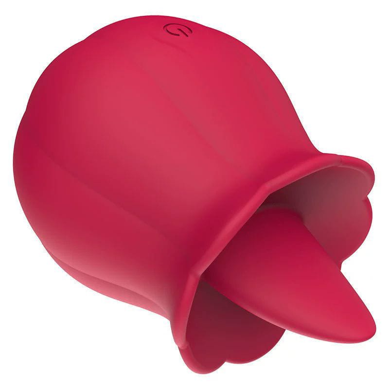 Vibromasseur rose avec langue  3